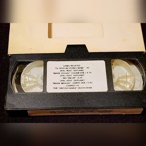 Tupac COMPILATION REELTHE "UNTOUCHABLE" DEATH ROW RECORDS VHS TAPE Rare